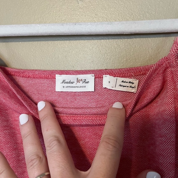 Anthropologie Meadow Rue Square Neck Cropped Tank - Picture 4 of 8